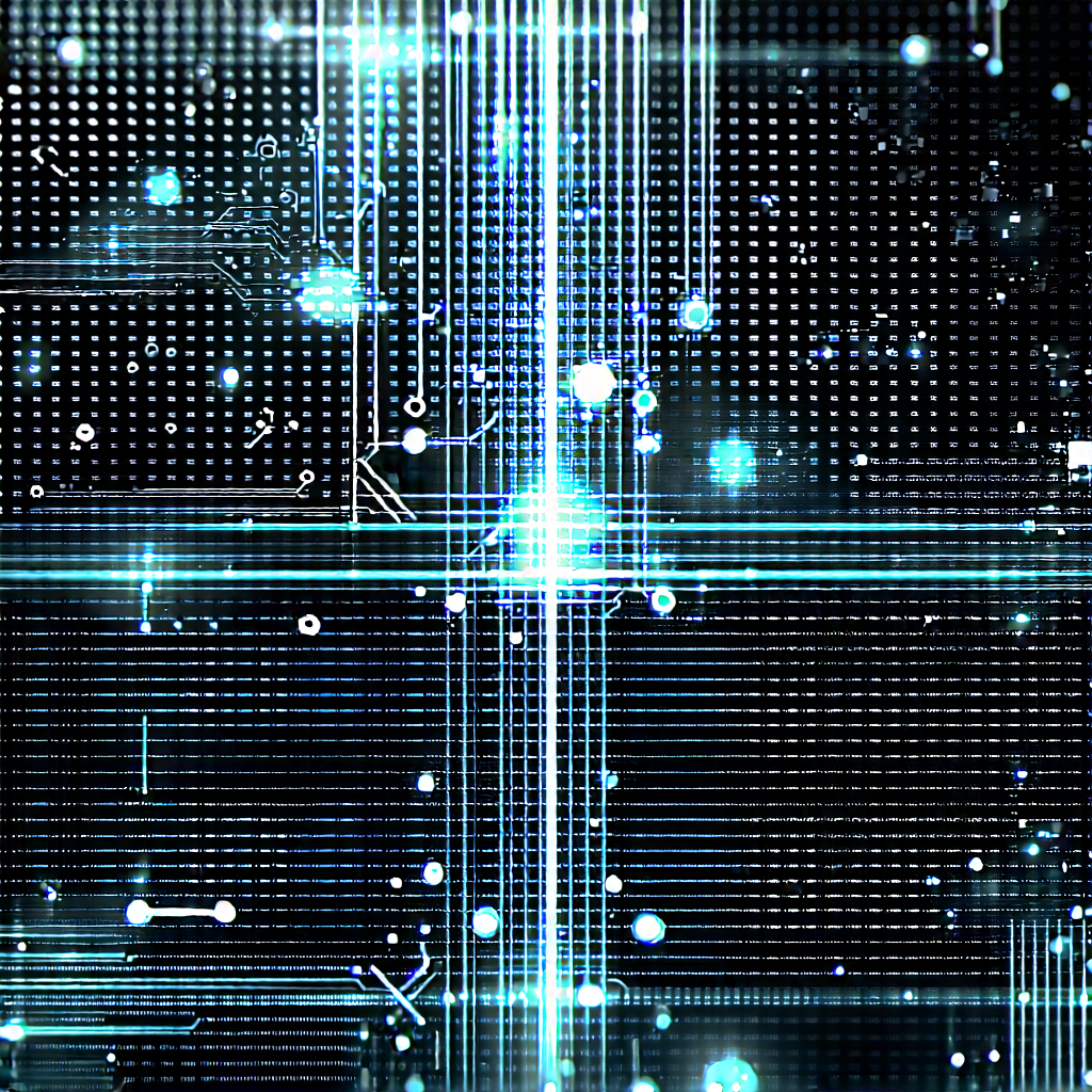 Close-up of sensor array