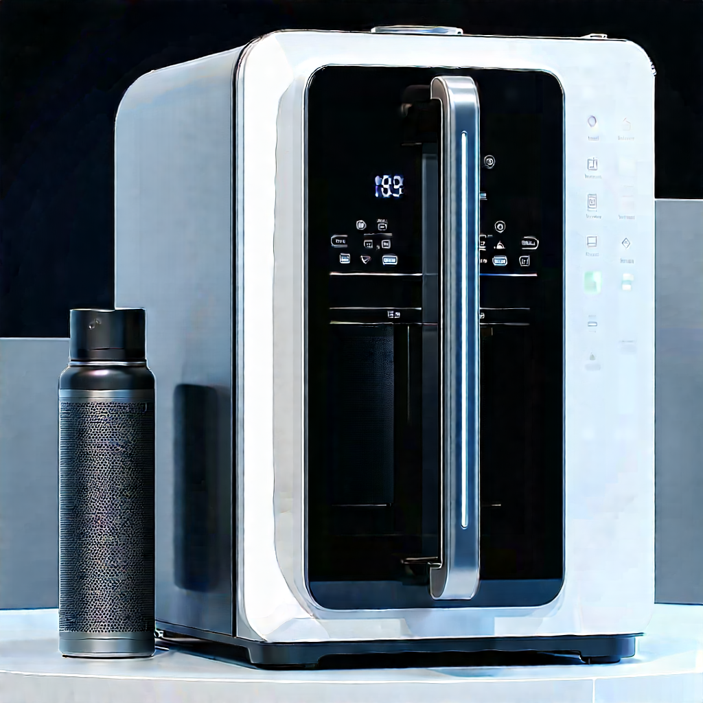 Innovative Smart Appliance Design With White Black