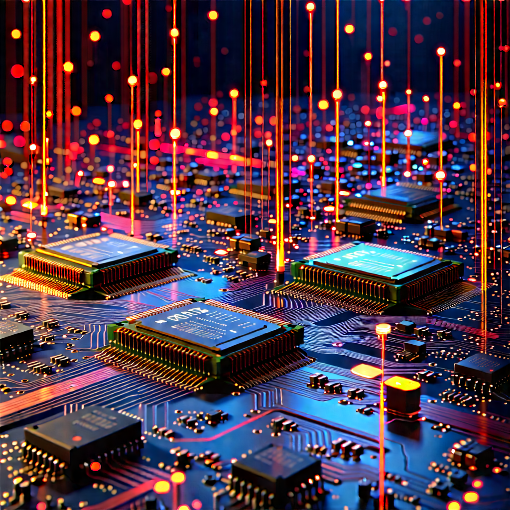 Close-up of memory module