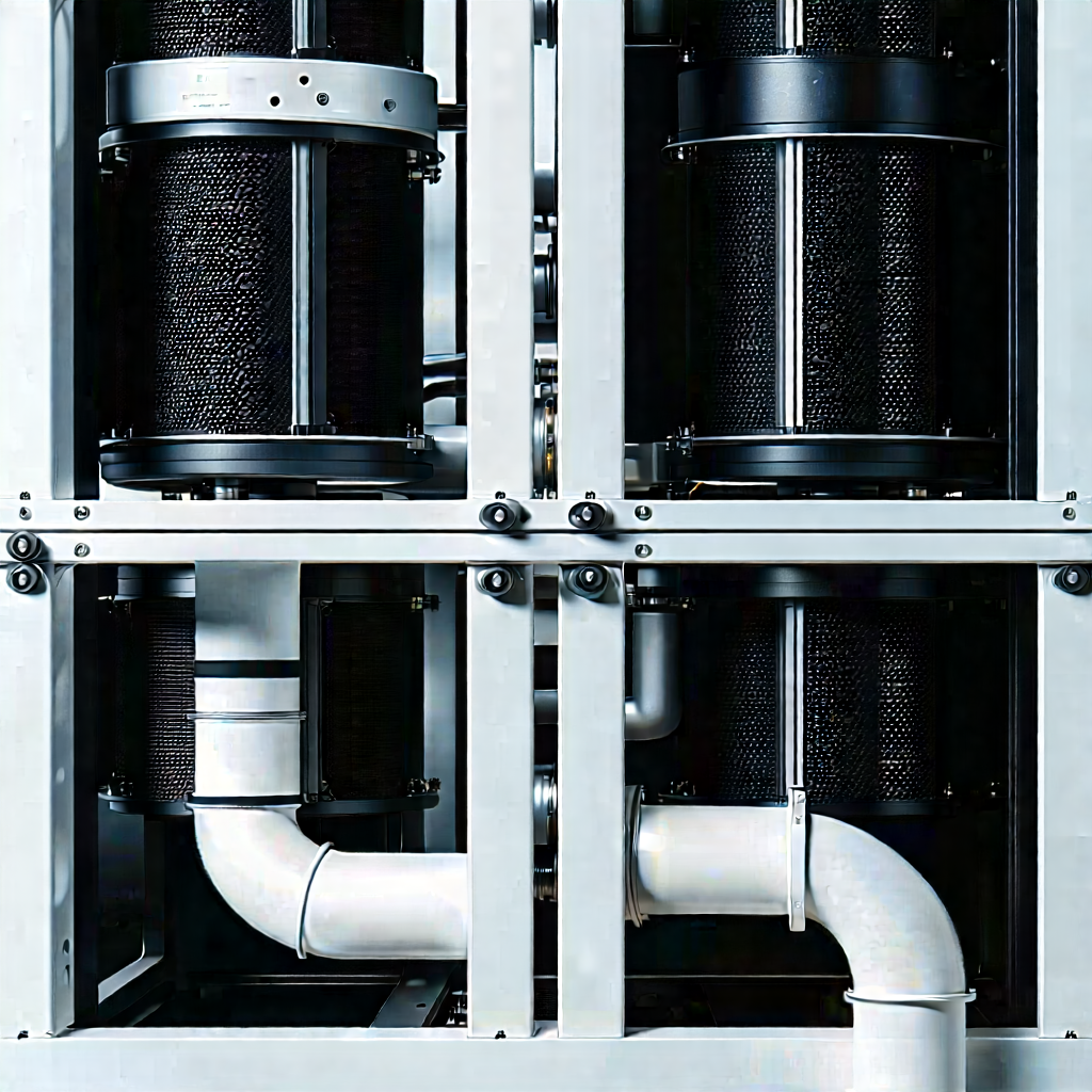 Close-up of cooling system