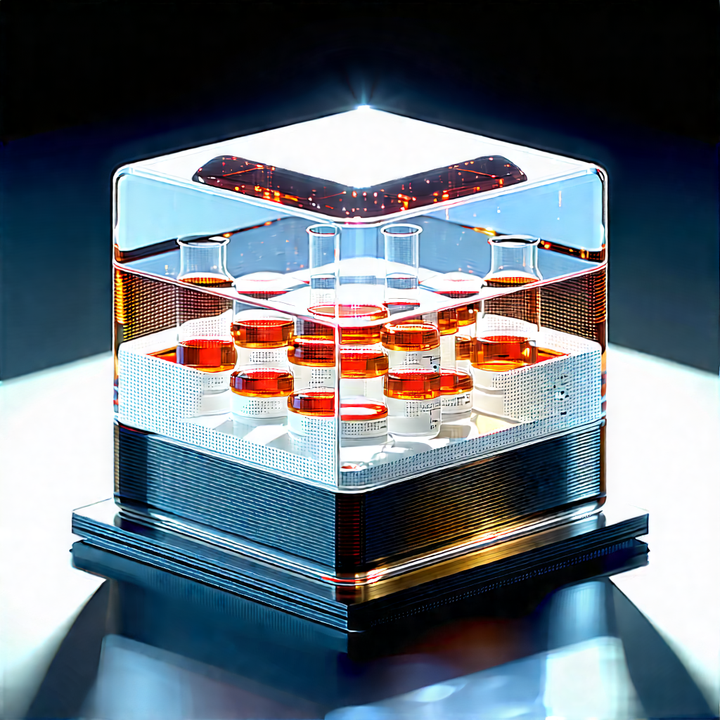 Educational Technology In (modern:1.46) Laboratory With Glass Filled