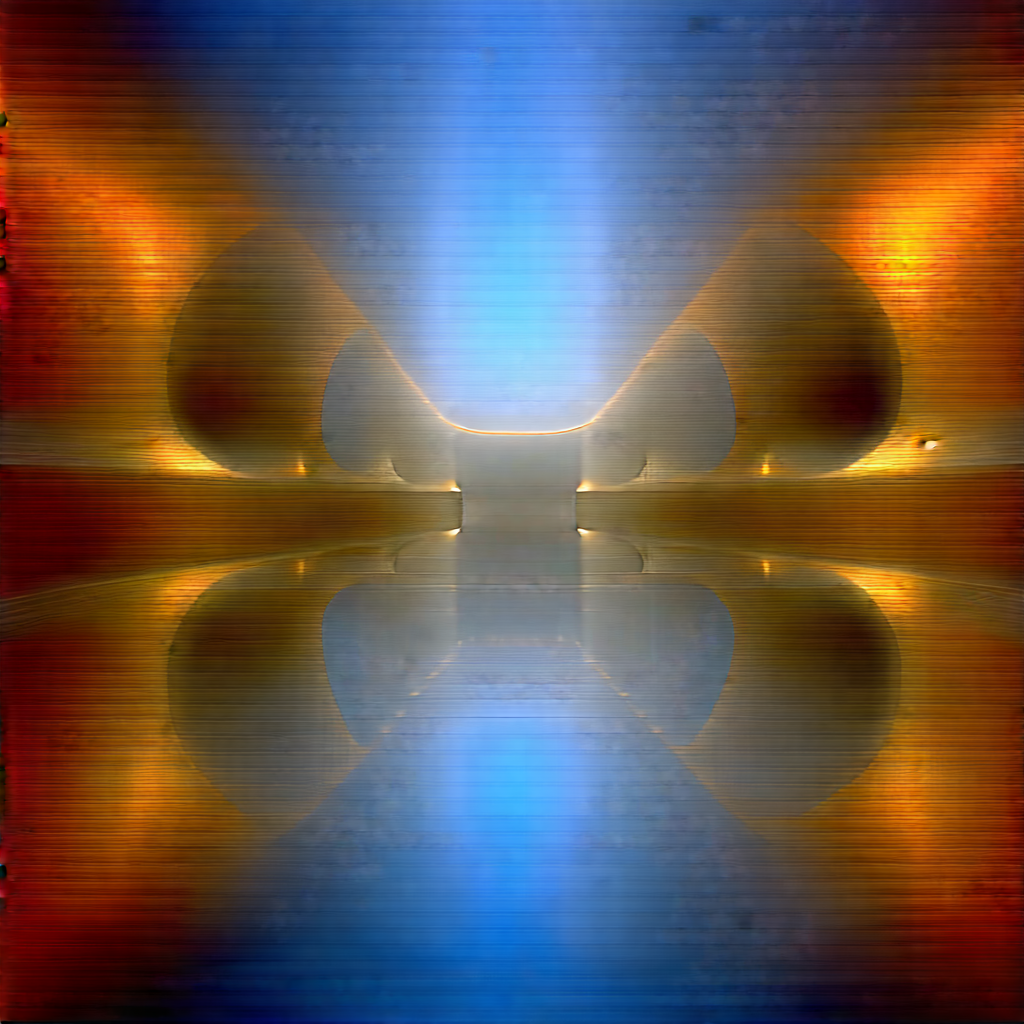 Futuristic Tech Startup Office With Reflection Room