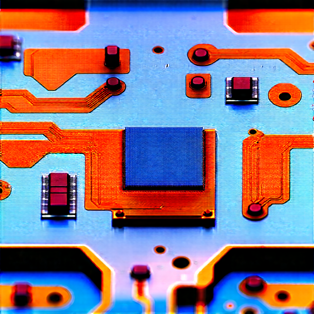 Circuit board with digital particles