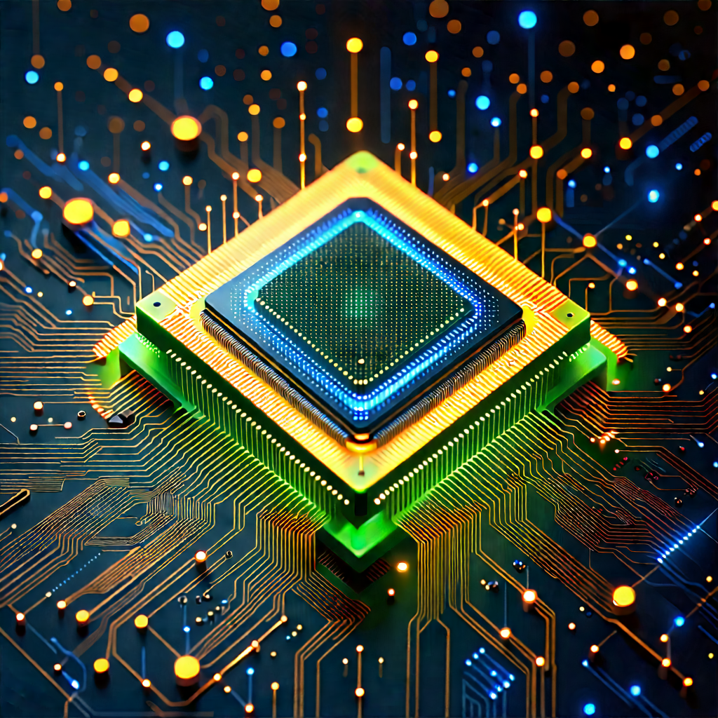 Microchip with digital particles