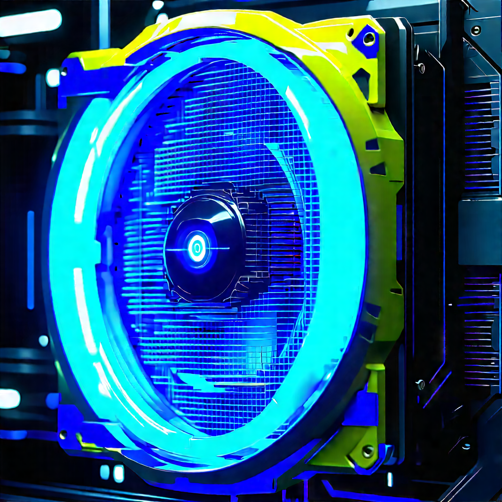 Close-up of cooling system