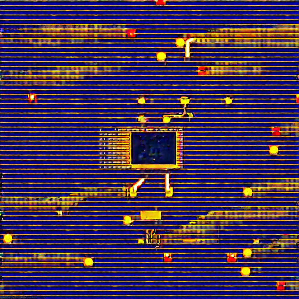 Close-up of electronic circuit