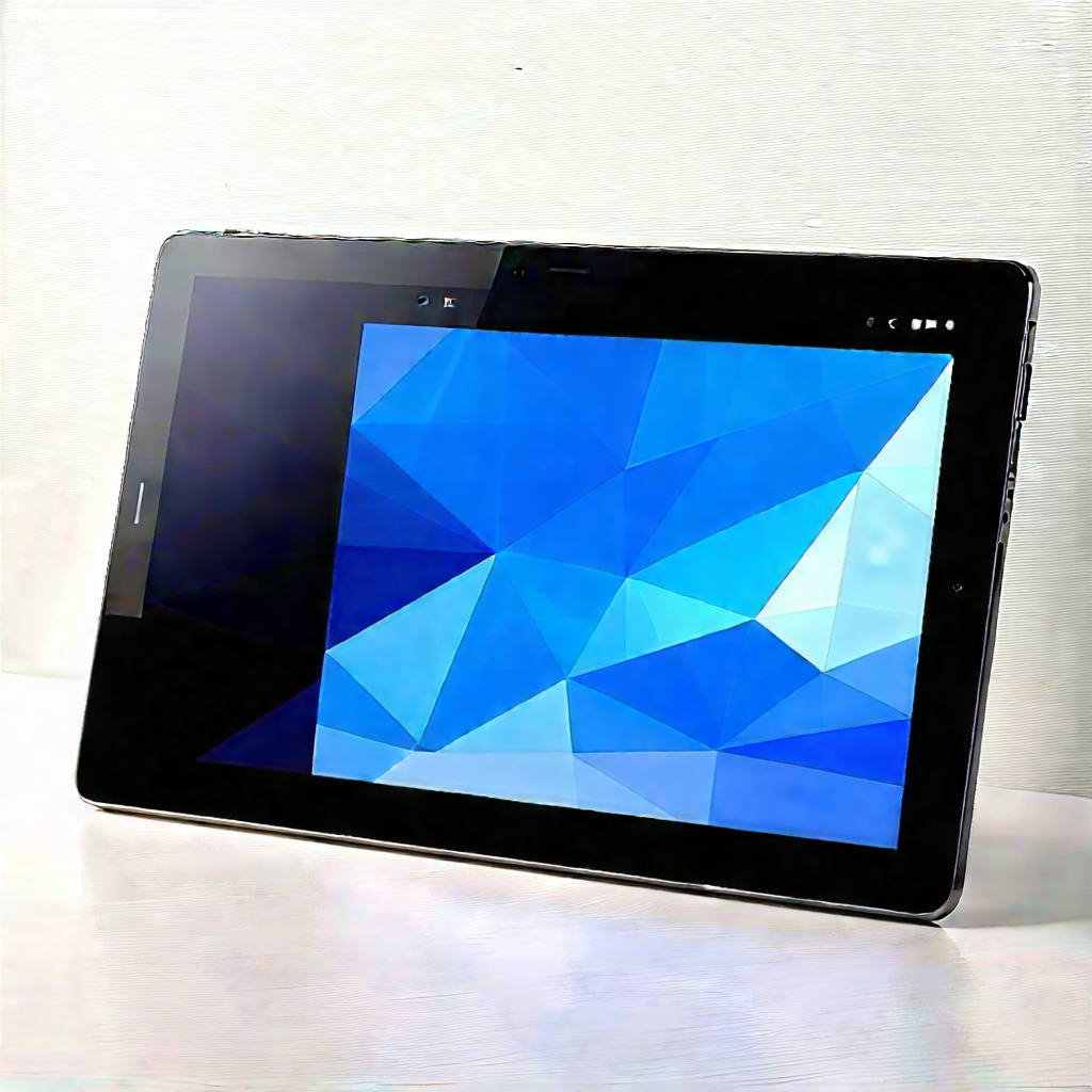Tablet With User Interface With Black Tablet