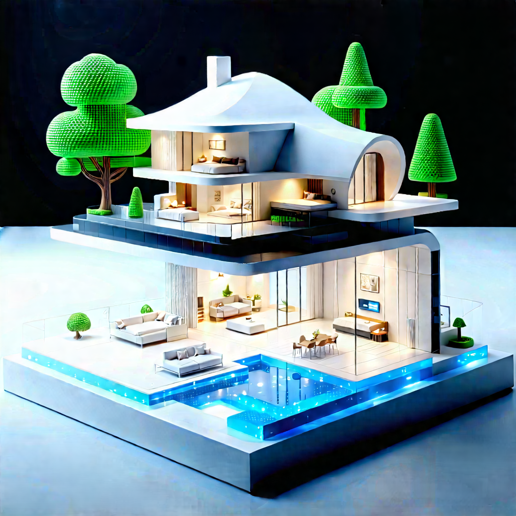 Futuristic smart home
