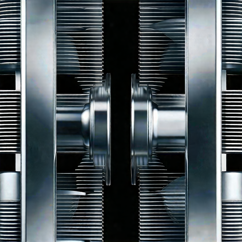 Close-up of cooling system