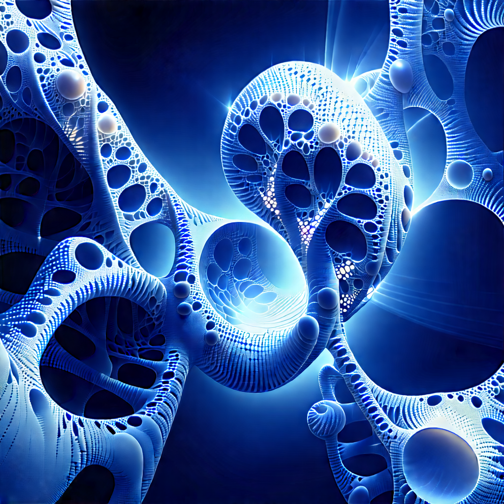 Innovative Medical Technology Design With Blue White