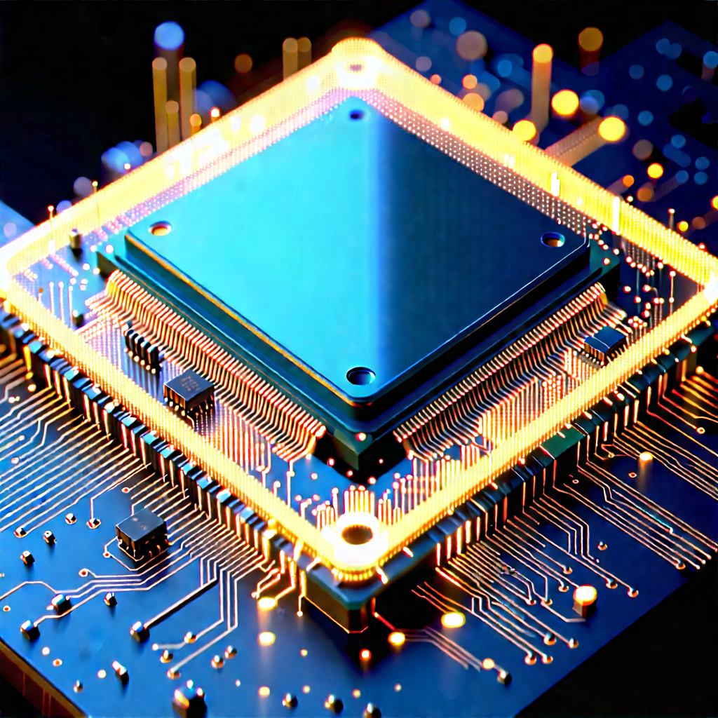 Microchip with digital particles