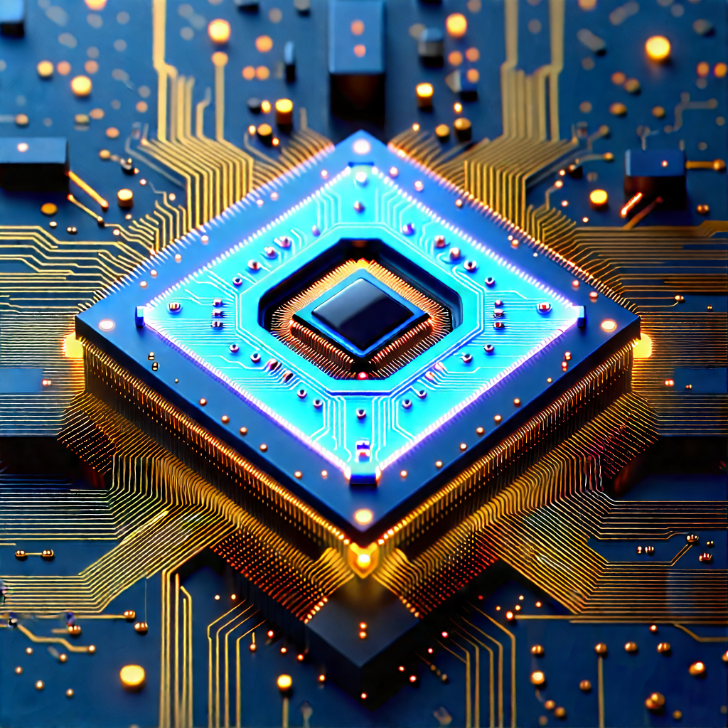 Microchip with digital particles