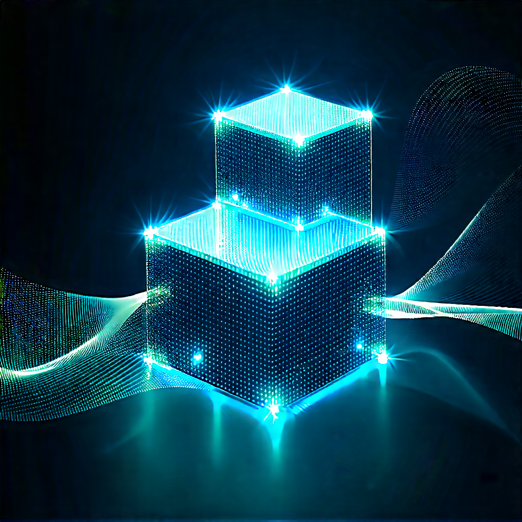 Blockchain Network Visualization With Three-dimensional Blue
