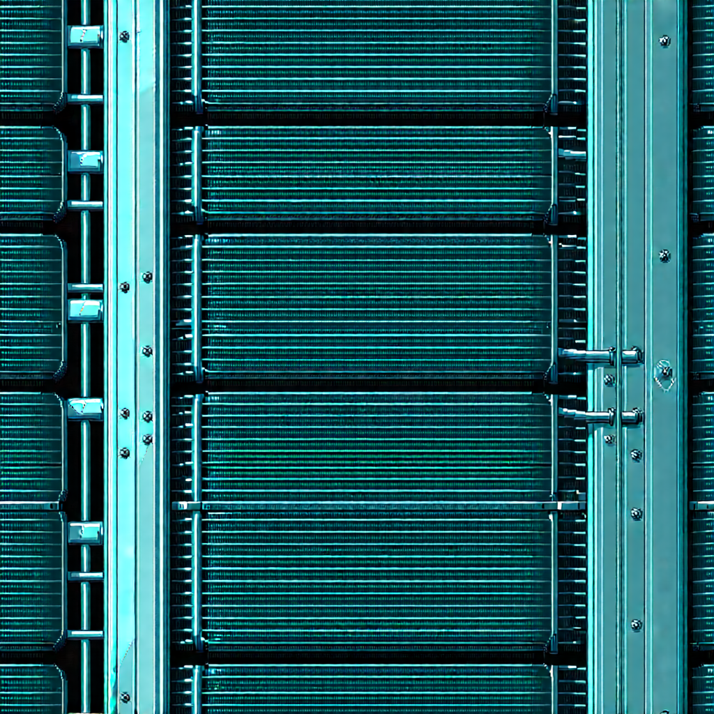 Close-up of cooling system