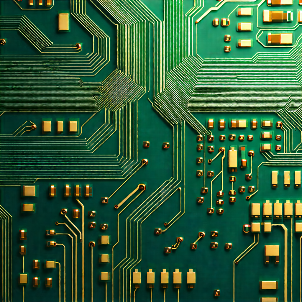 Close-up of electronic circuit