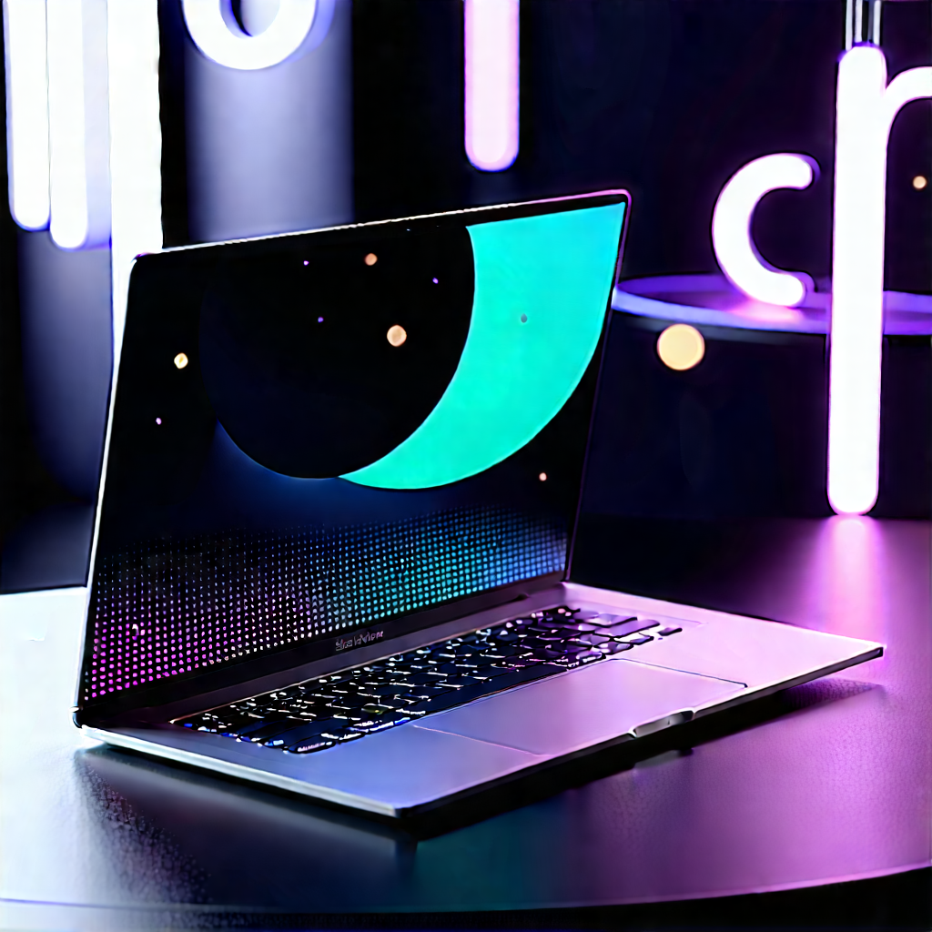 Laptop With Streaming Content With Laptop Computer