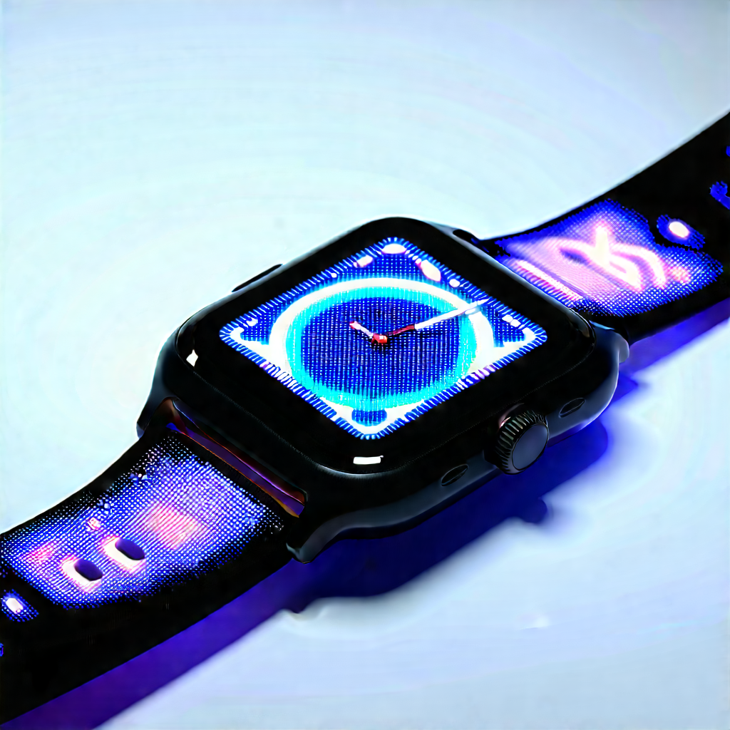 Smart watch with holographic display