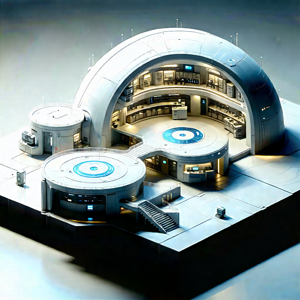 (futuristic:1.12) research laboratory