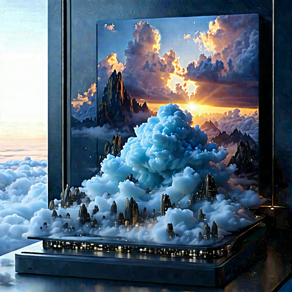 Cloud Computing Visualization With Painting Cloudy