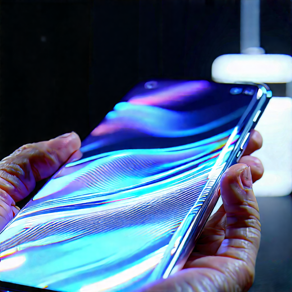 Smartphone with holographic display