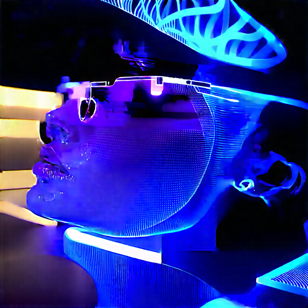 Wireless earbuds with holographic display