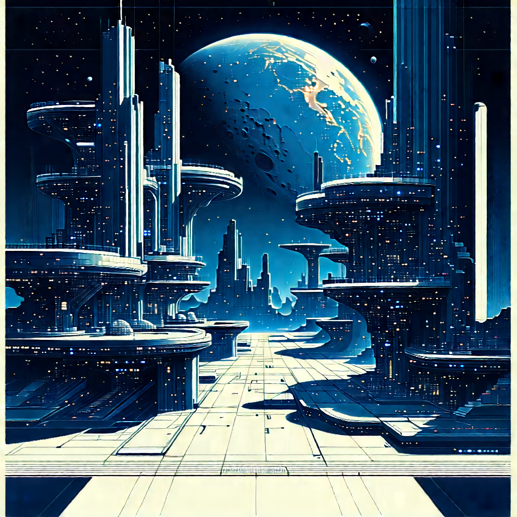 (futuristic:1.39) tech startup office