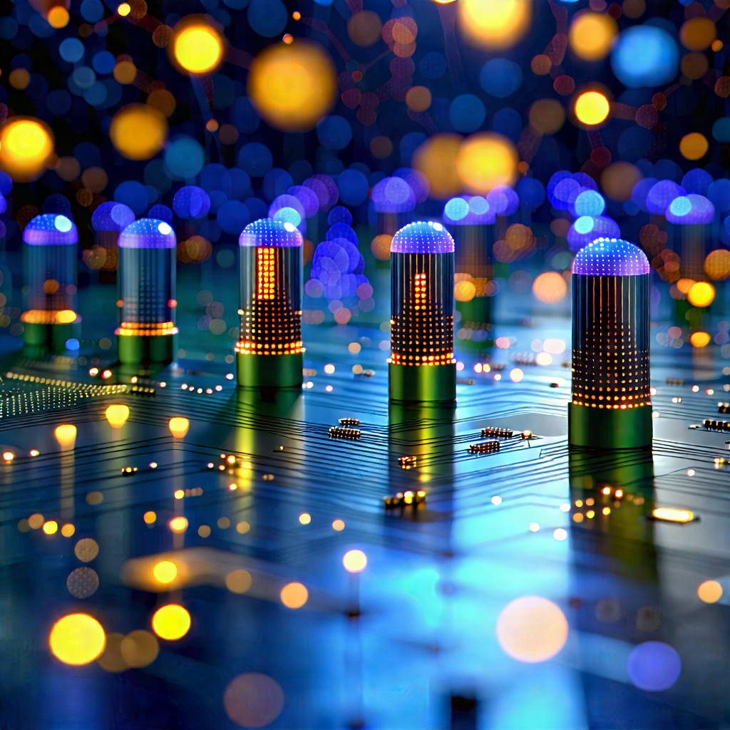 Close-up Of Sensor Array With Image, There
