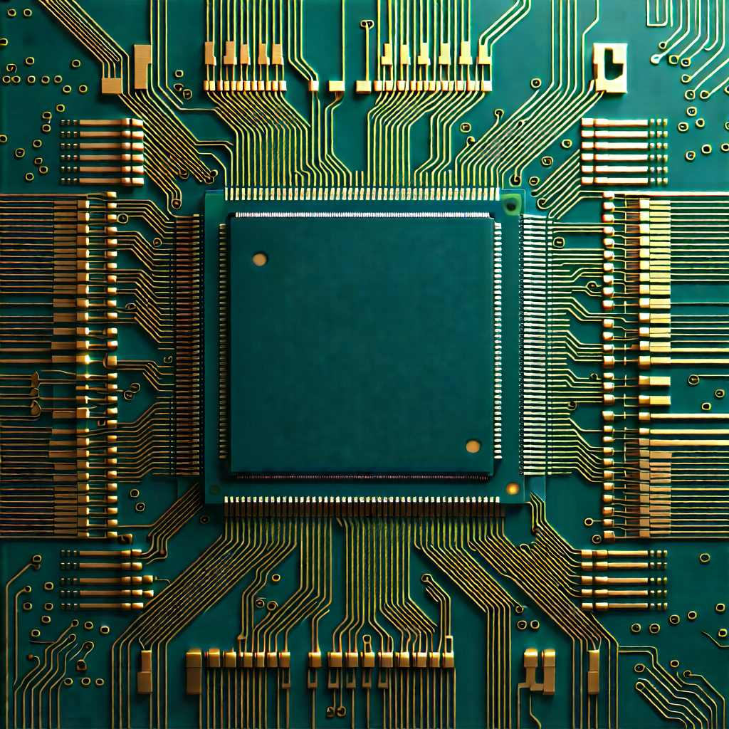 Close-up of microprocessor