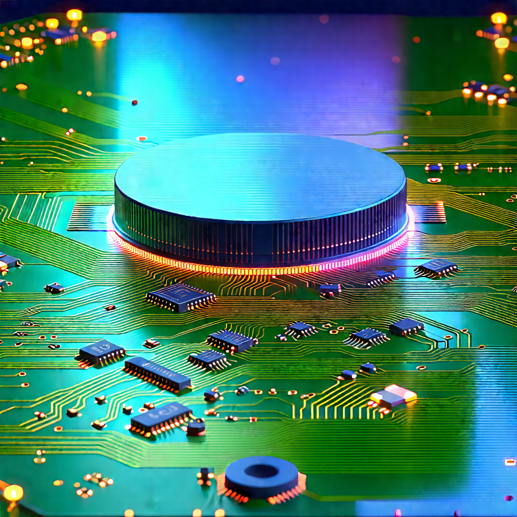 Circuit board with holographic projection