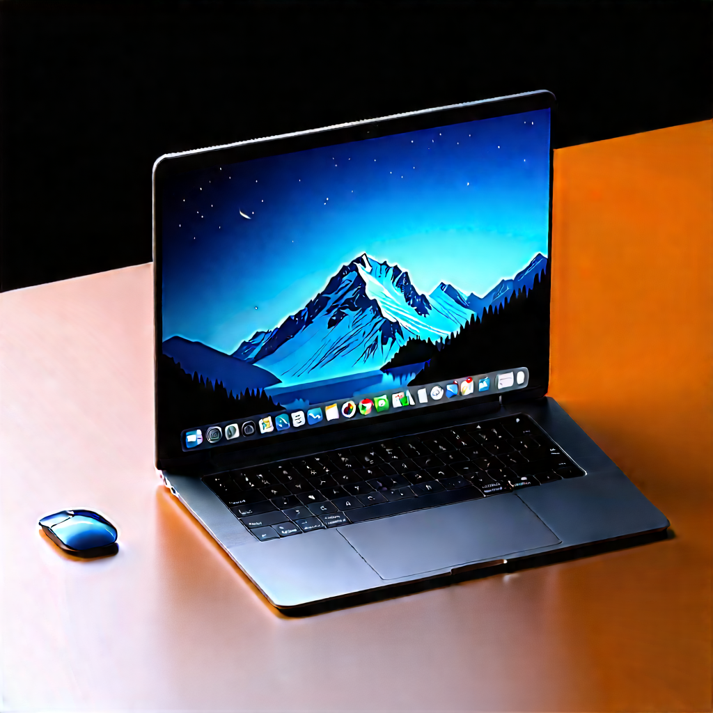 Laptop With Streaming Content With Laptop Computer
