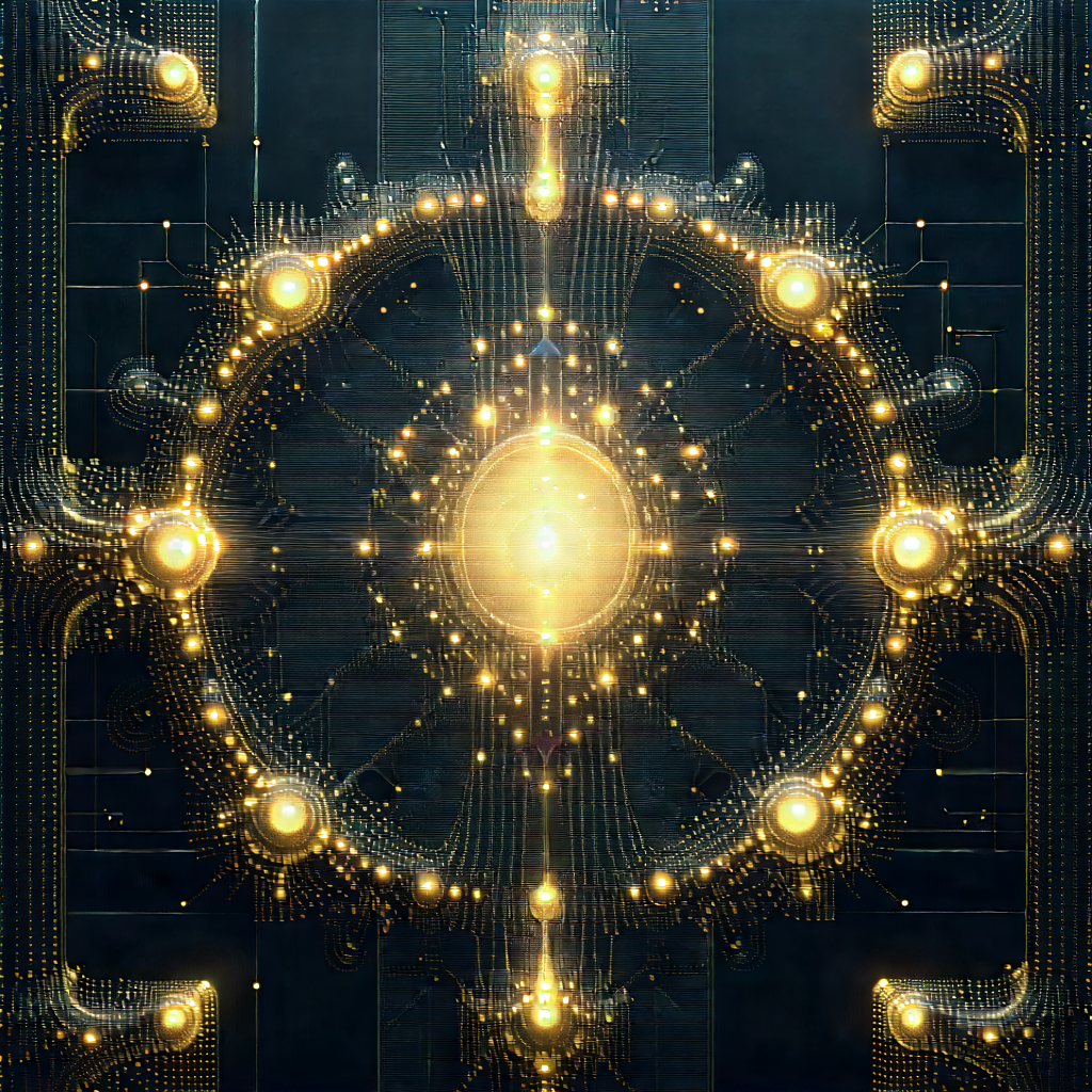Quantum computer with digital particles