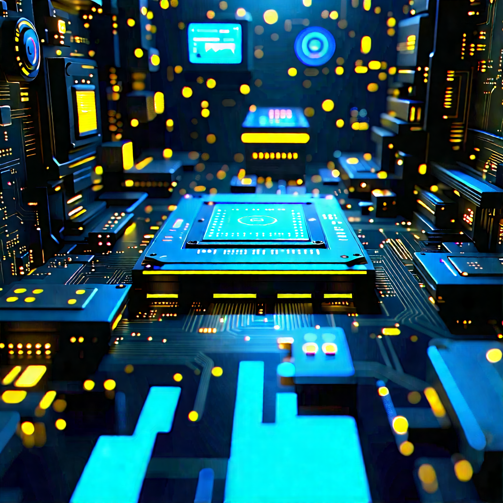 Close-up of sensor array