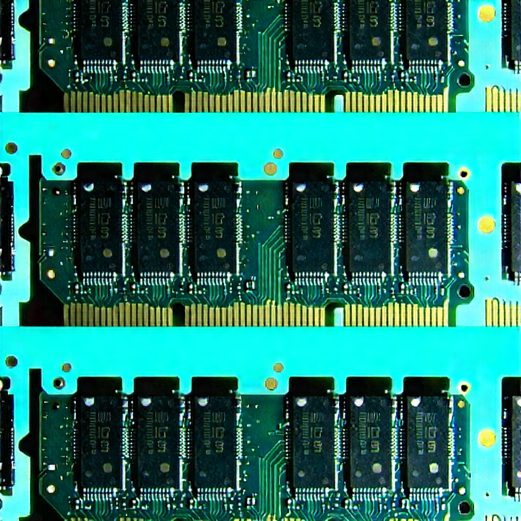 Close-up of memory module