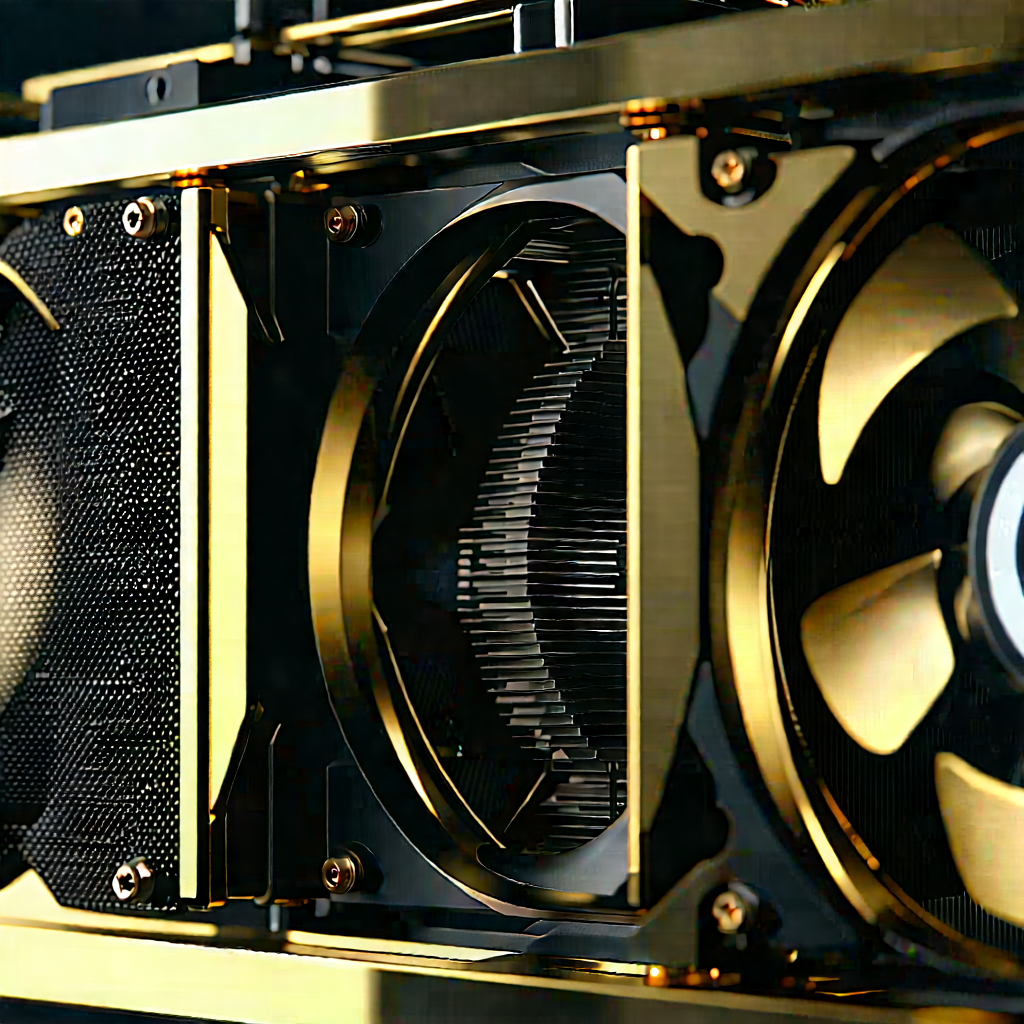 Close-up of cooling system