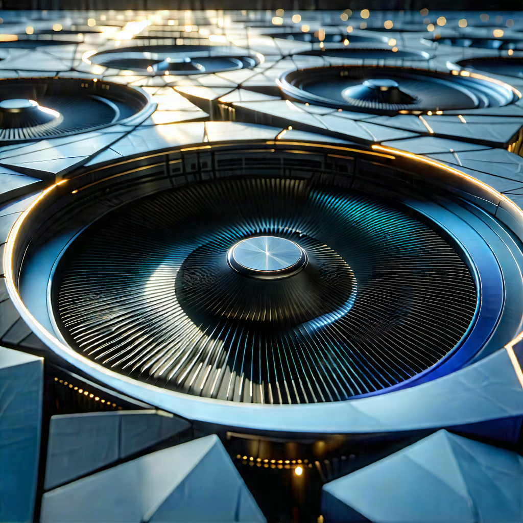 Close-up of cooling system