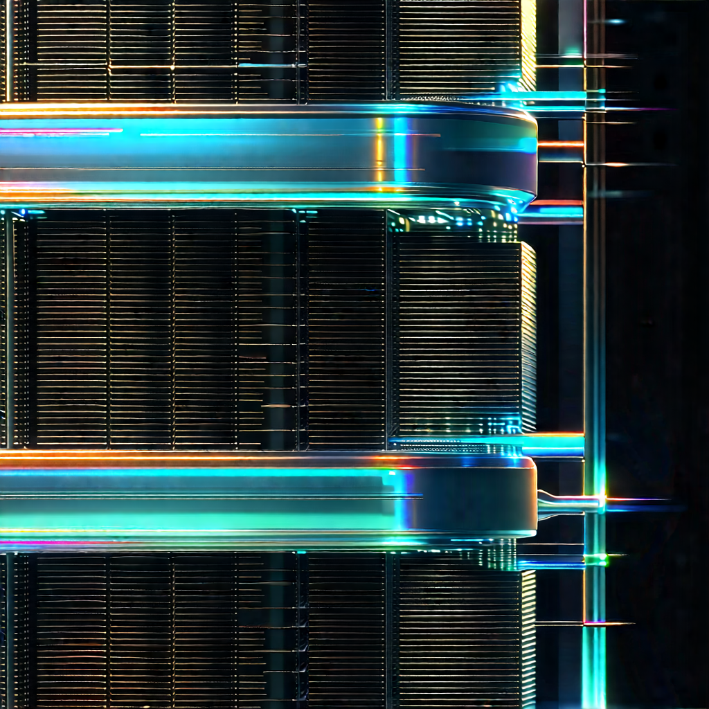 Close-up of cooling system