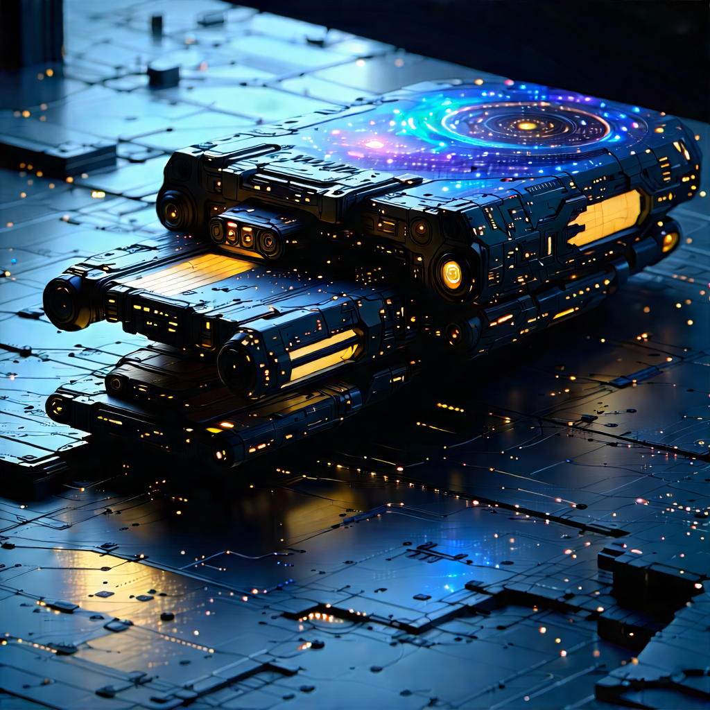 Smartphone with digital artwork