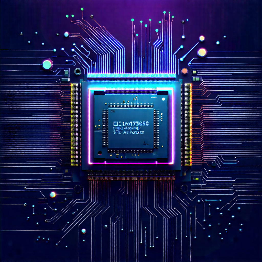 Microchip with data streams