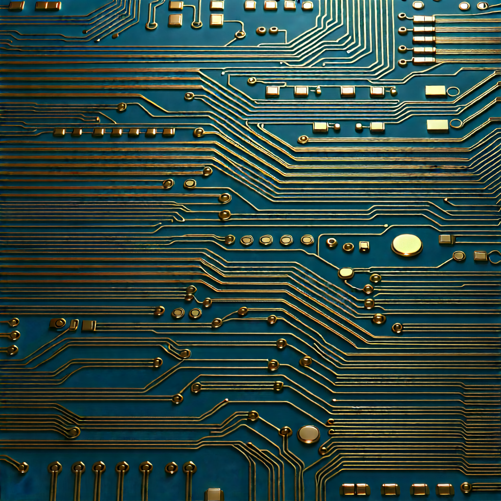 Close-up of electronic circuit
