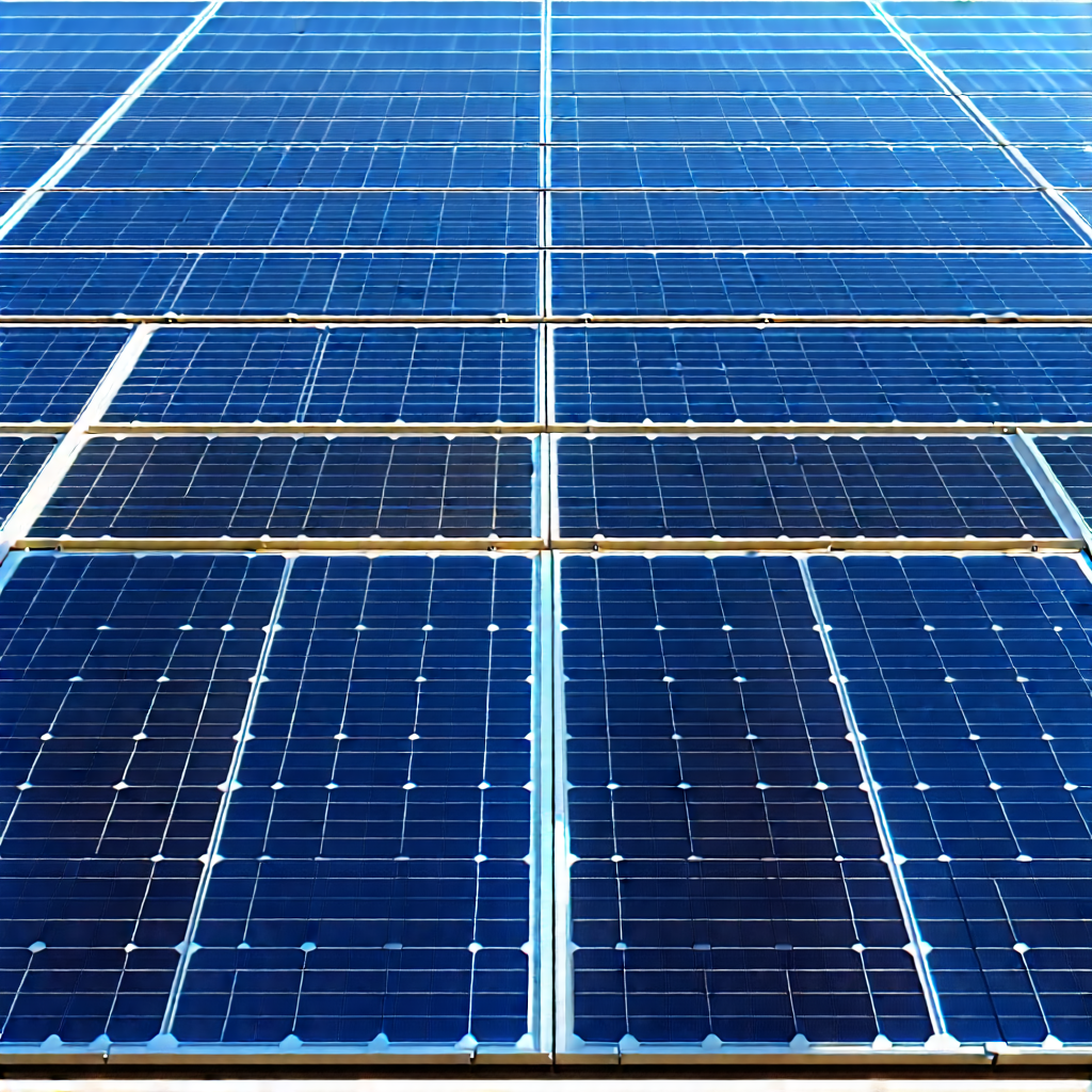 Solar Panel With Laser Scanning With Large Solar
