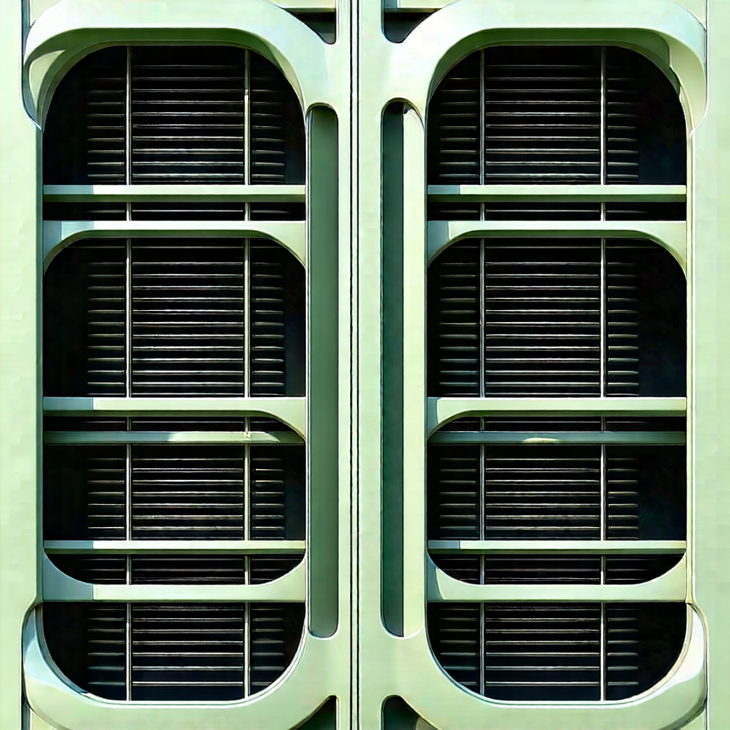 Close-up of cooling system