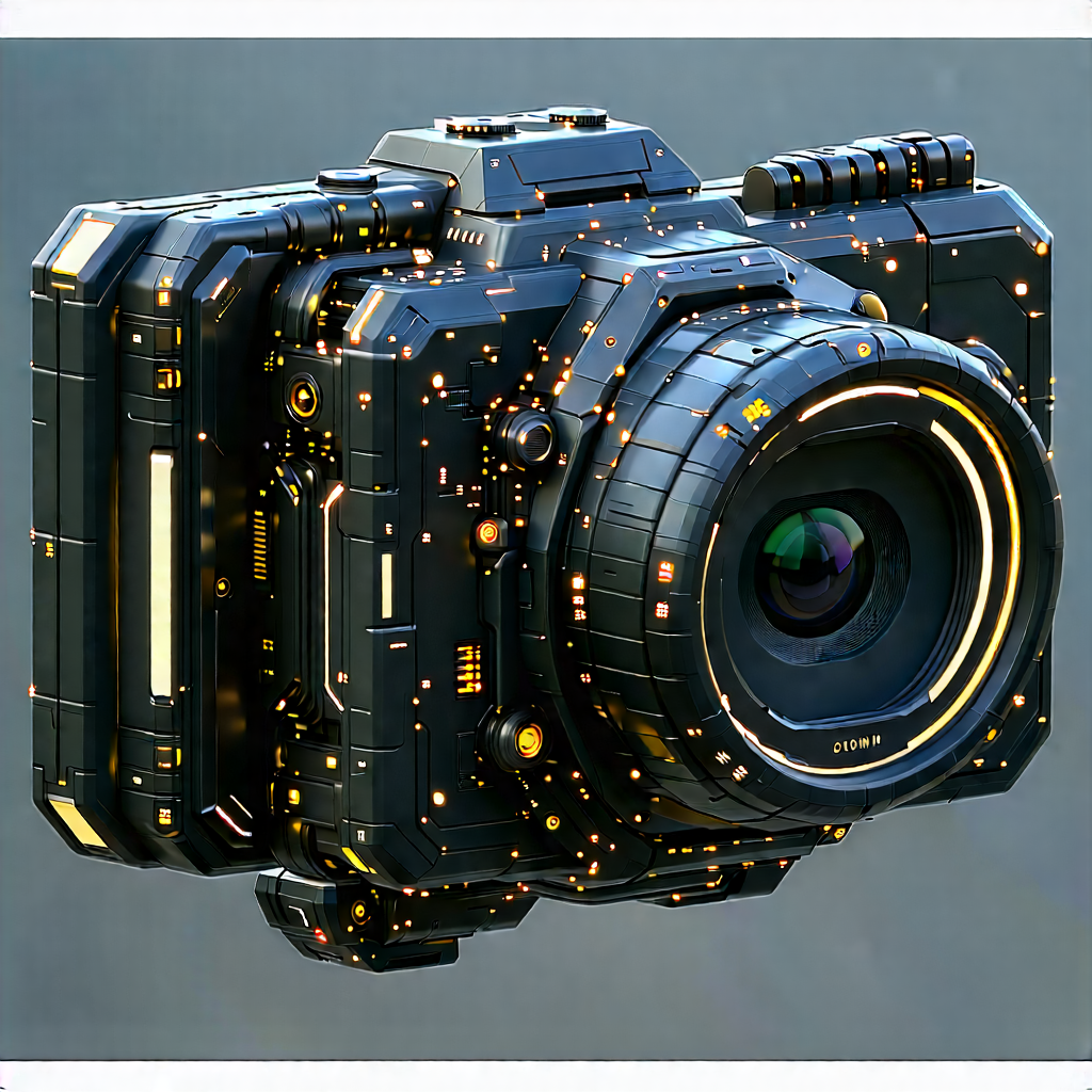 Innovative Communication Tool Design With Futuristic Camera