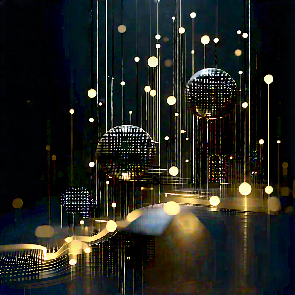 Blockchain Network Visualization With Image, There