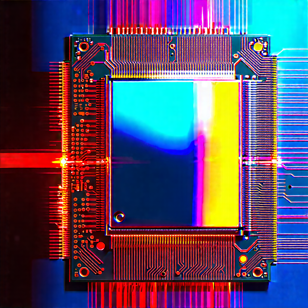Microchip with laser scanning
