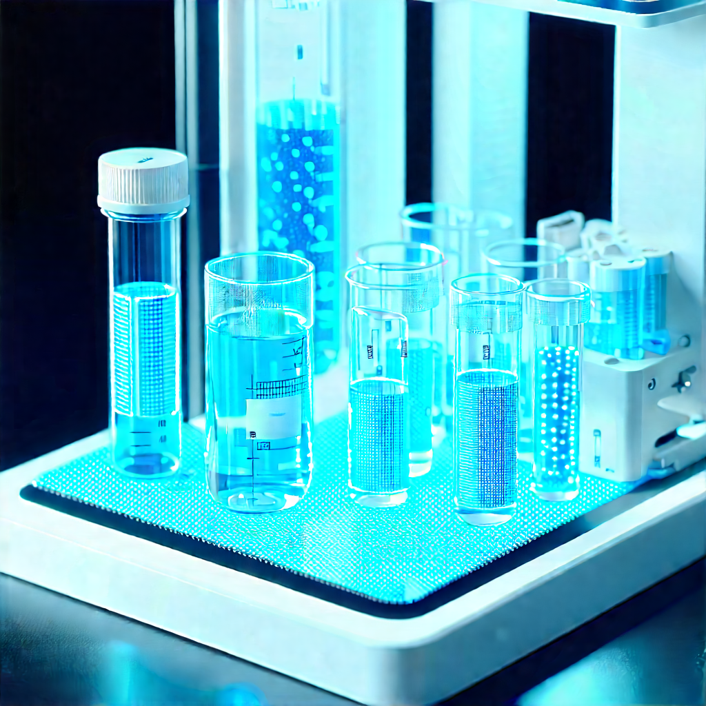 Healthcare Technology In Research Center With White Table