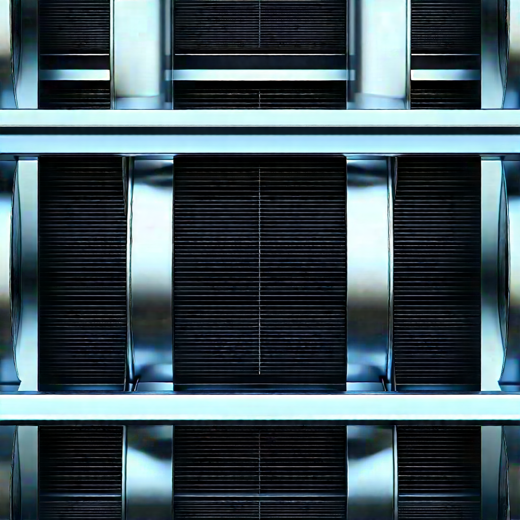 Close-up of cooling system