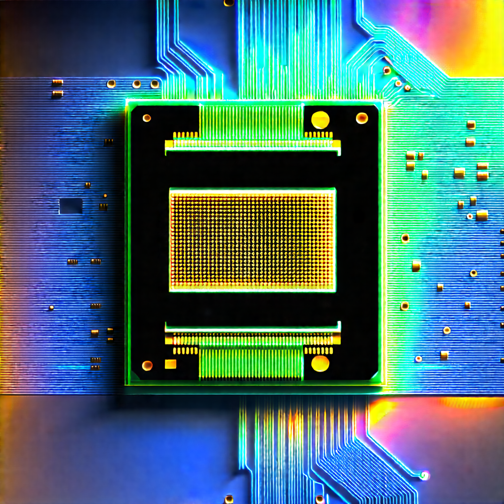 Microchip with (digital:1.22) particles
