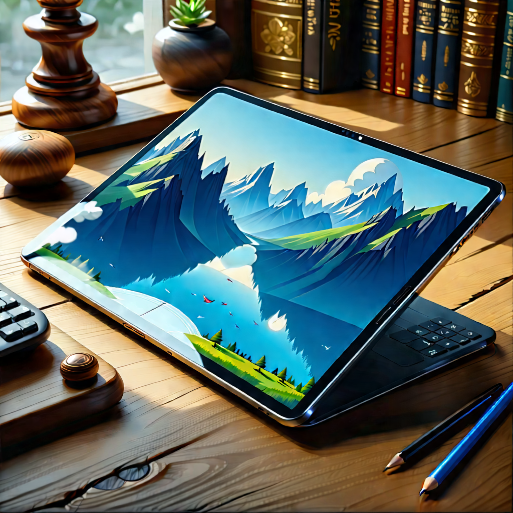 Tablet with user interface