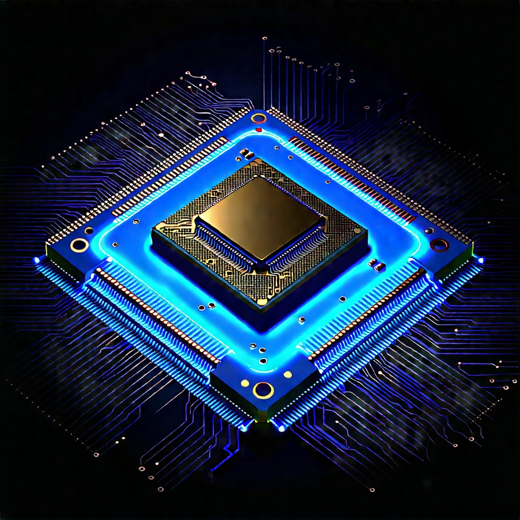 Microchip with digital particles