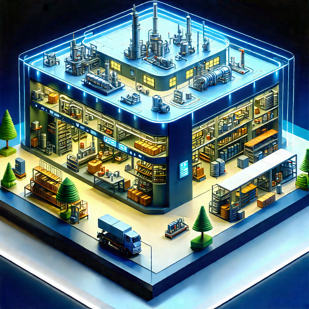 Educational Technology In Manufacturing Facility With Image
